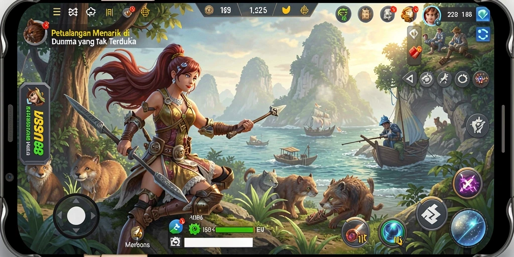 Tampilan gameplay BURSA188 yang menarik dan penuh petualangan.