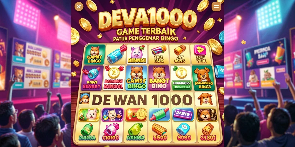 Screenshot gameplay DEWA1000 yang menarik dan seru.