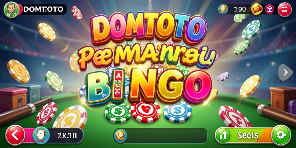 Tampilan gameplay seru dan menarik dari permainan Bingo DOMTOTO.