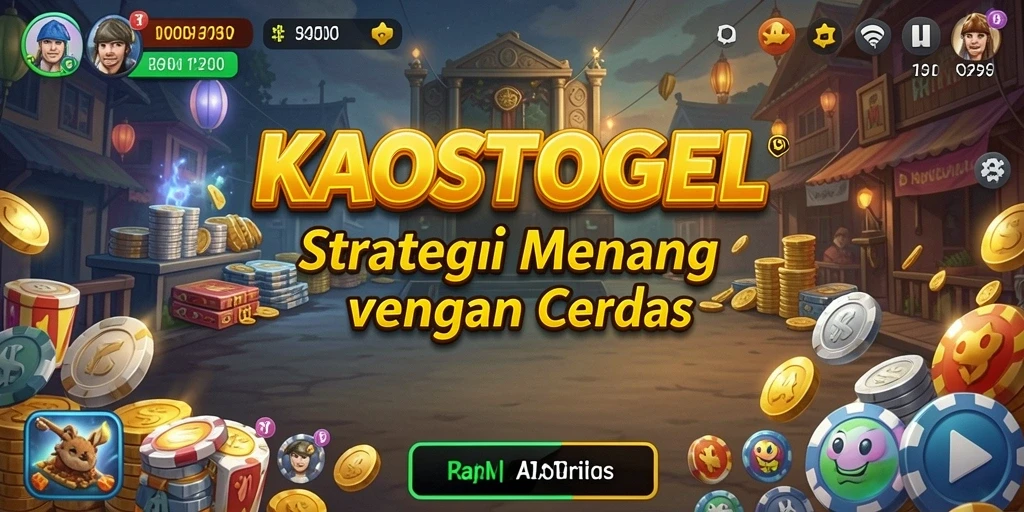 Tangkapan layar menunjukkan aksi strategis dalam KAOSTOGEL.