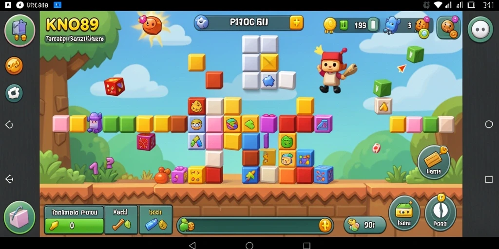 Screenshot KNO89 menampilkan gameplay seru penuh tantangan Puzzle.