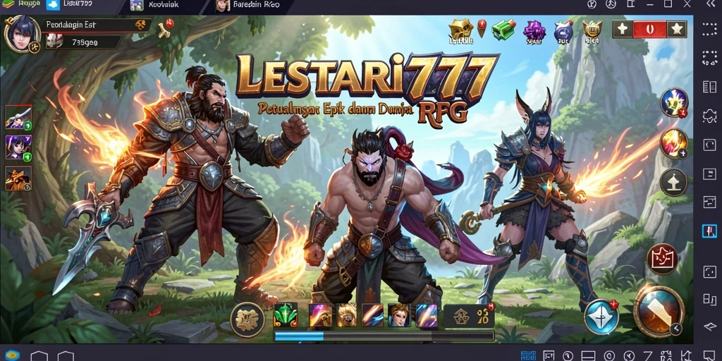 Gameplay epik dalam dunia fantastis LESTARI777.