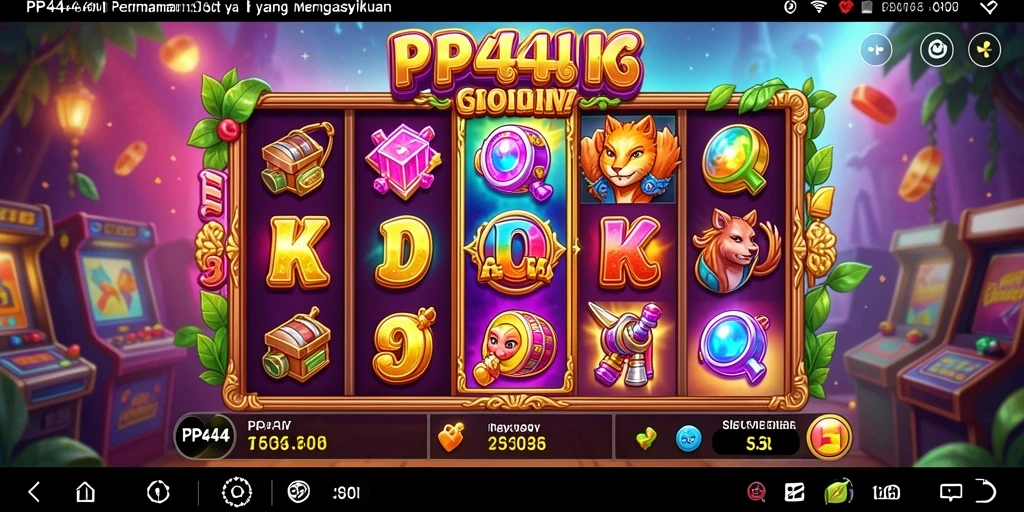 Tampilan menarik dari gameplay slot PP444 yang mendebarkan.