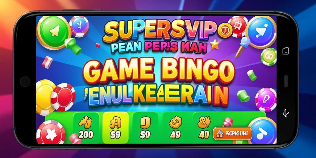 Tampilan seru gameplay Bingo di SUPERSVIP dengan banyak pemain.